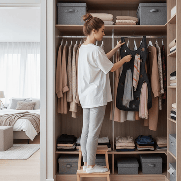 Hanging Scarf Organizer